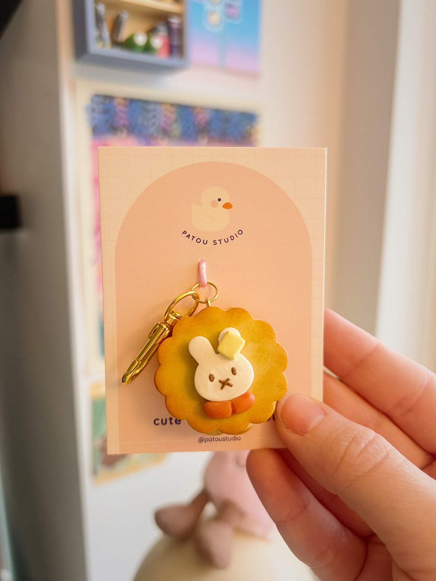 bunny - miffy inspired - cookie charm