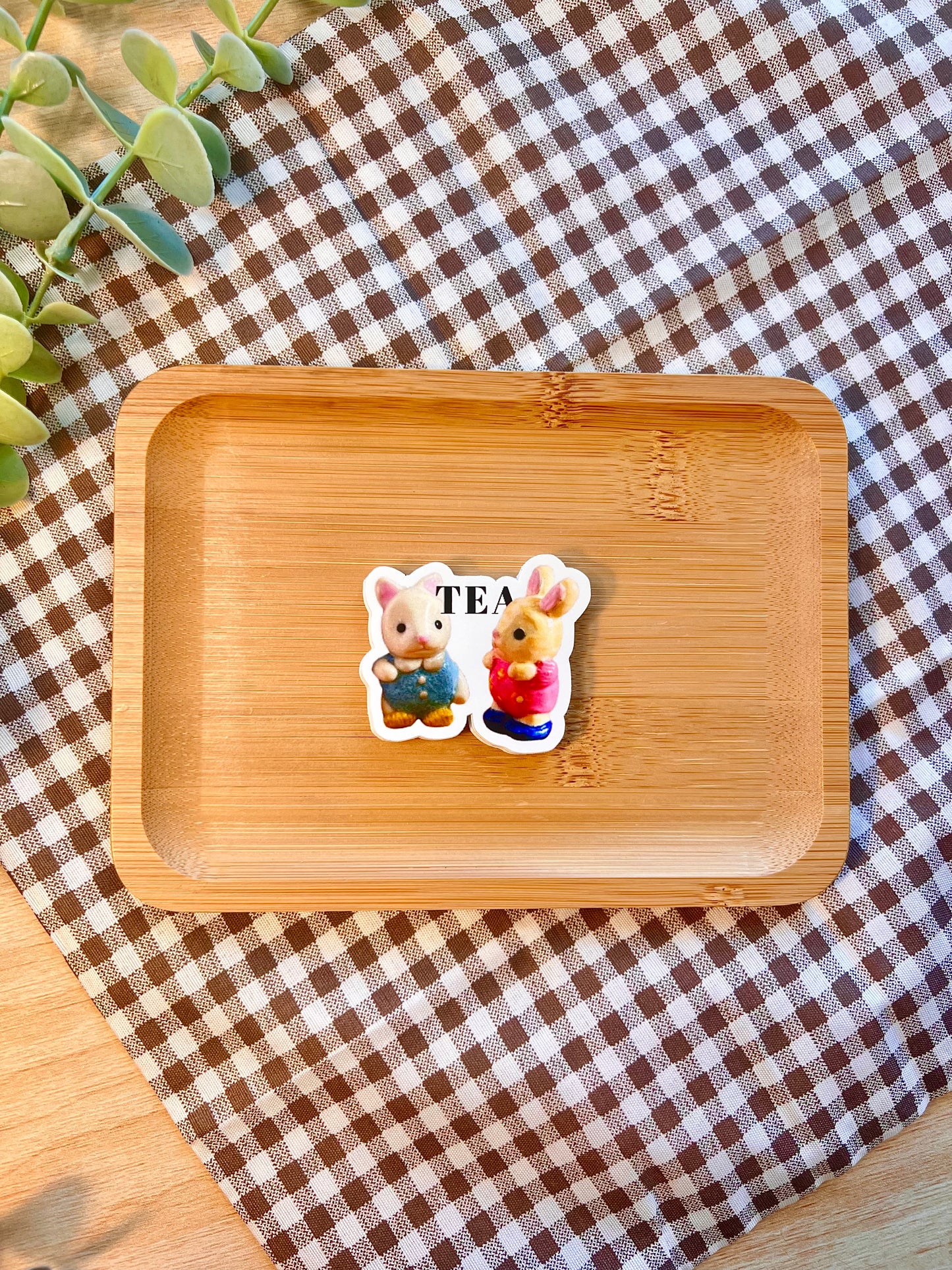 patou, sapeaux or calico critters die cut stickers