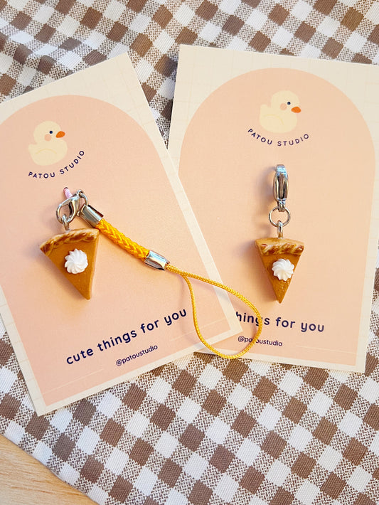 pumpkin pie miniature handmade charms