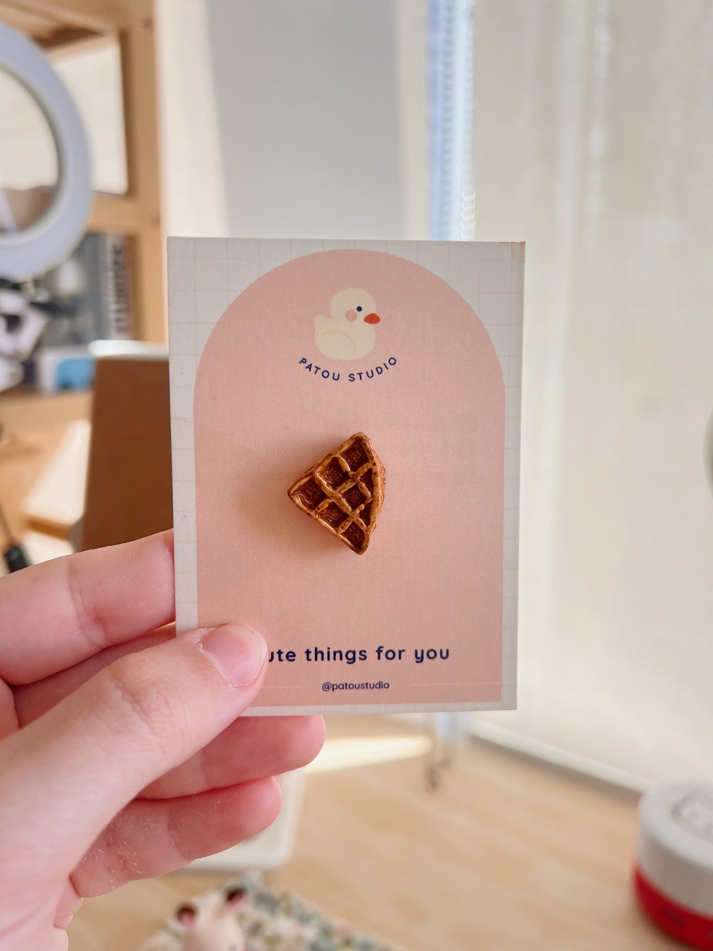 waffle pin