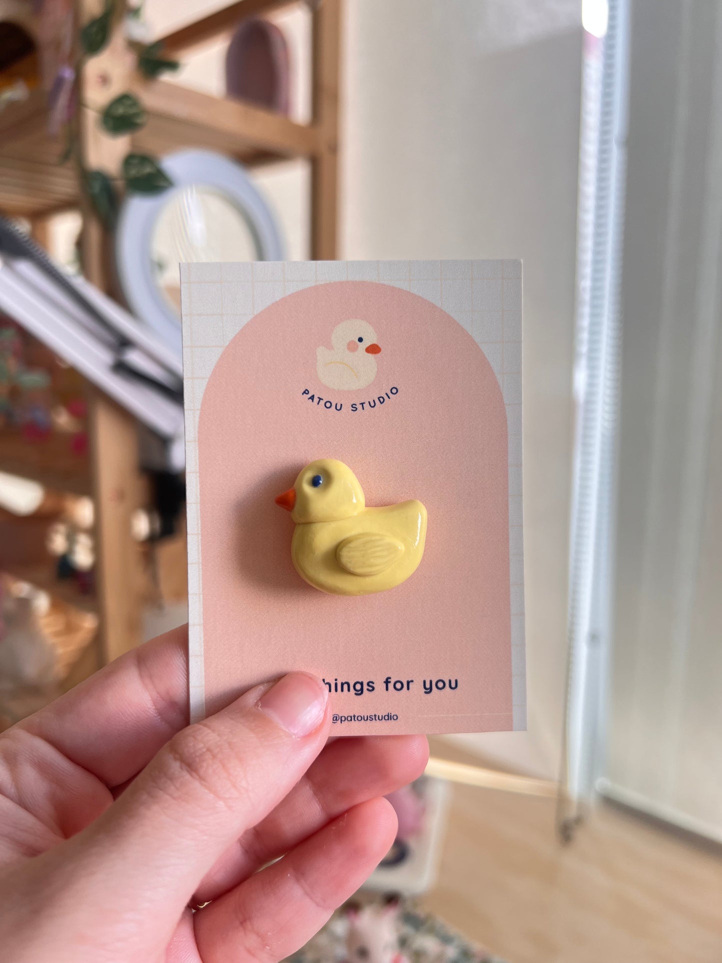 handmade patou duck pin