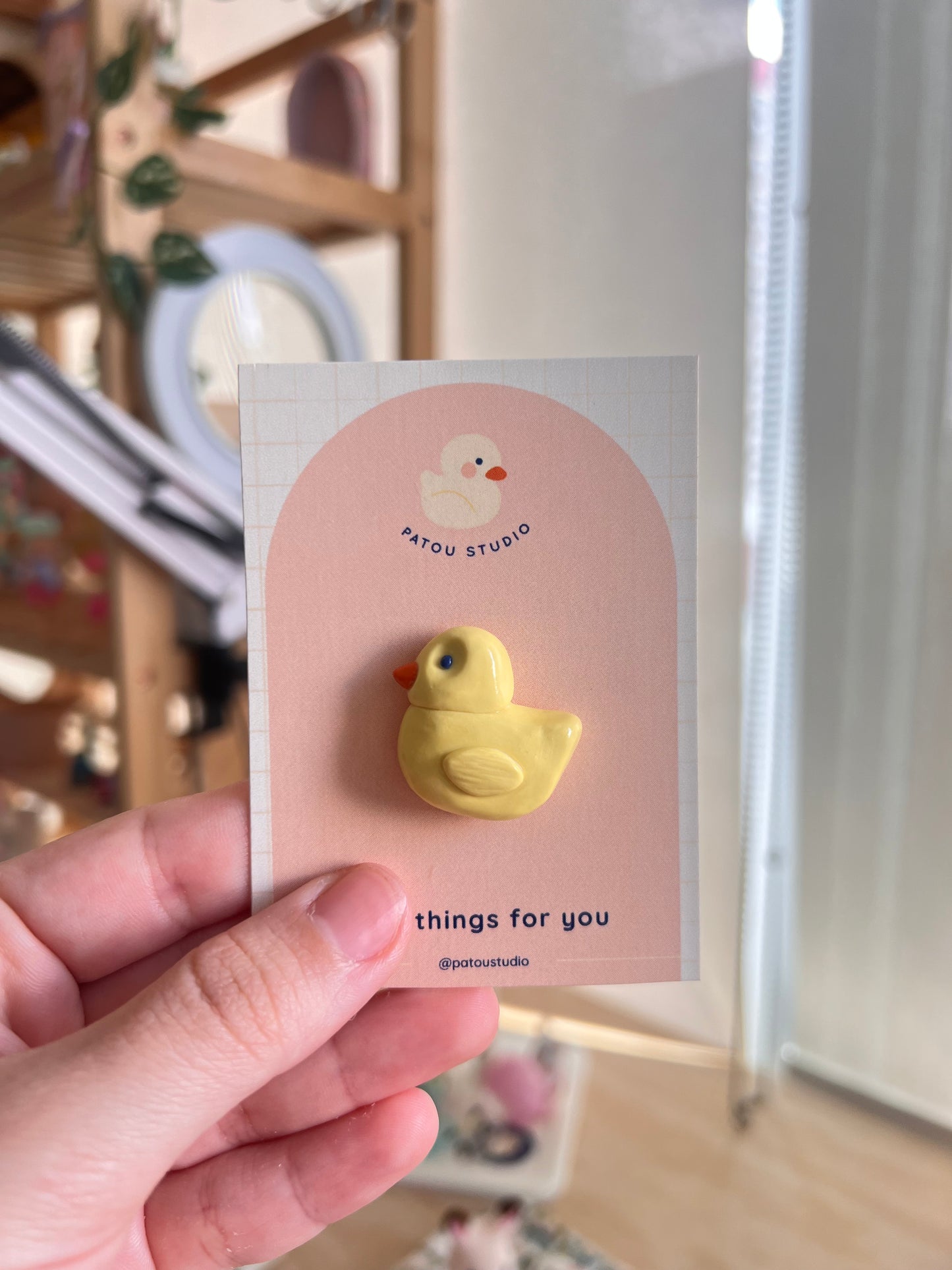 handmade patou duck pin