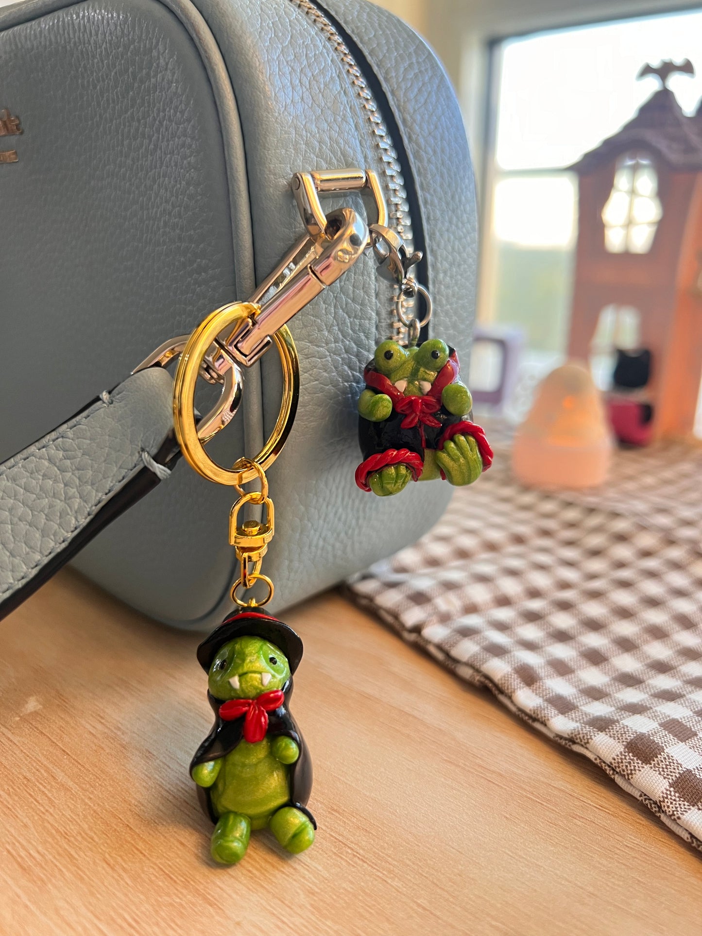 vampire frog costume handmade charms | jellycat halloween inspired