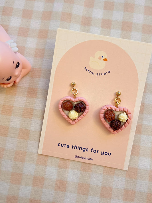 brigadeiros box ~ dangle earrings