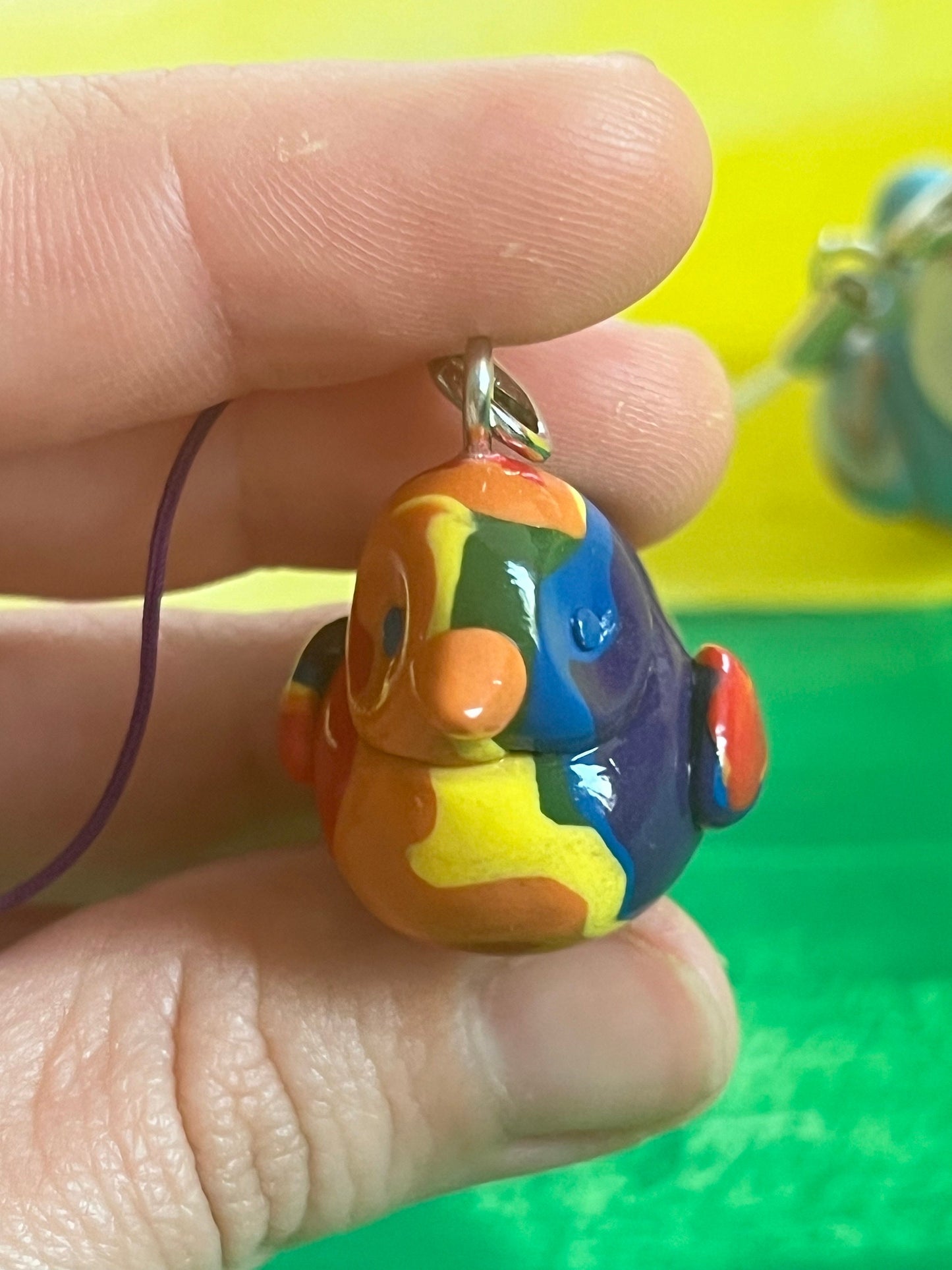 trans pride duck patou phone charm