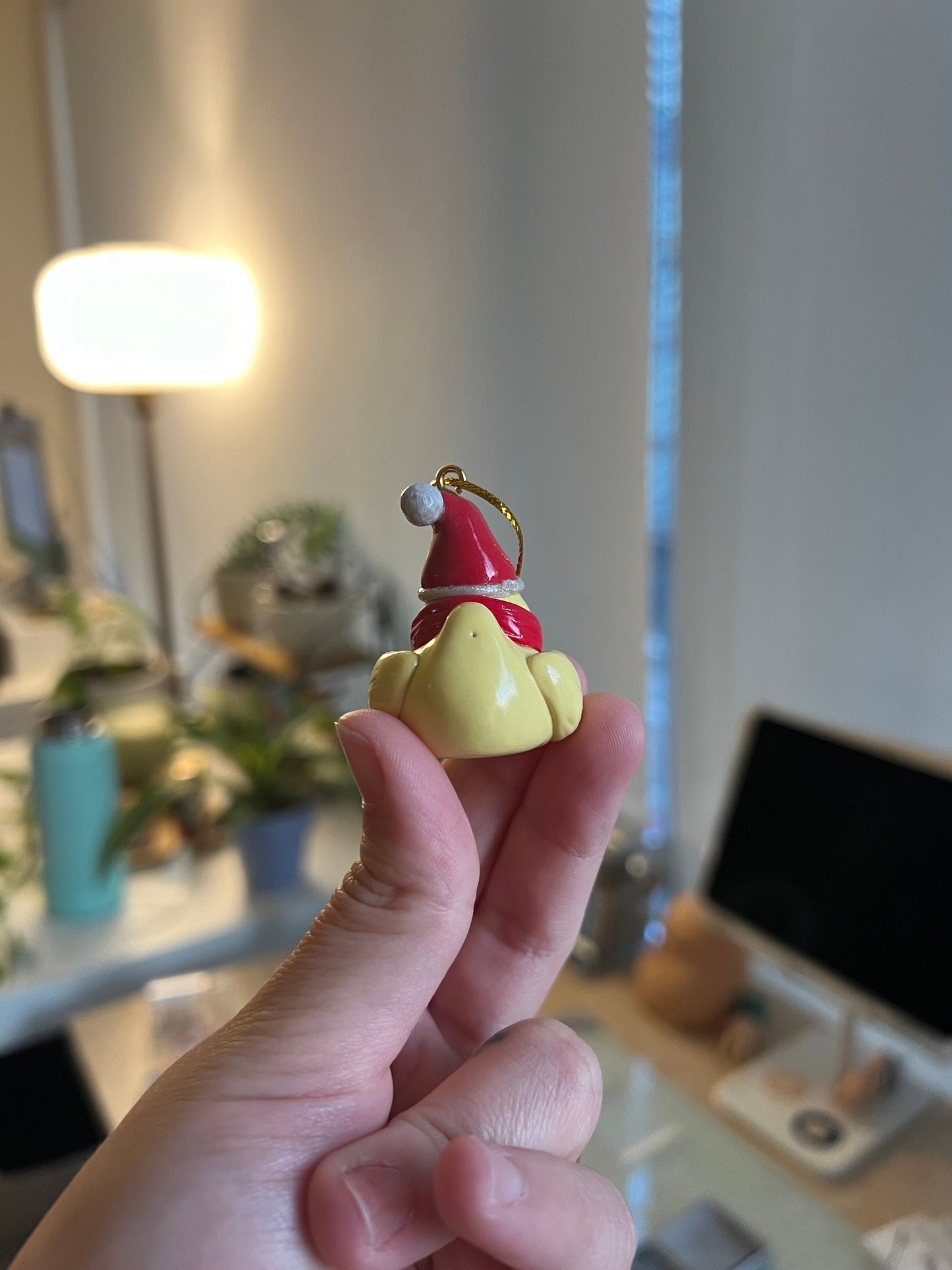 patou dressed as santa ornament