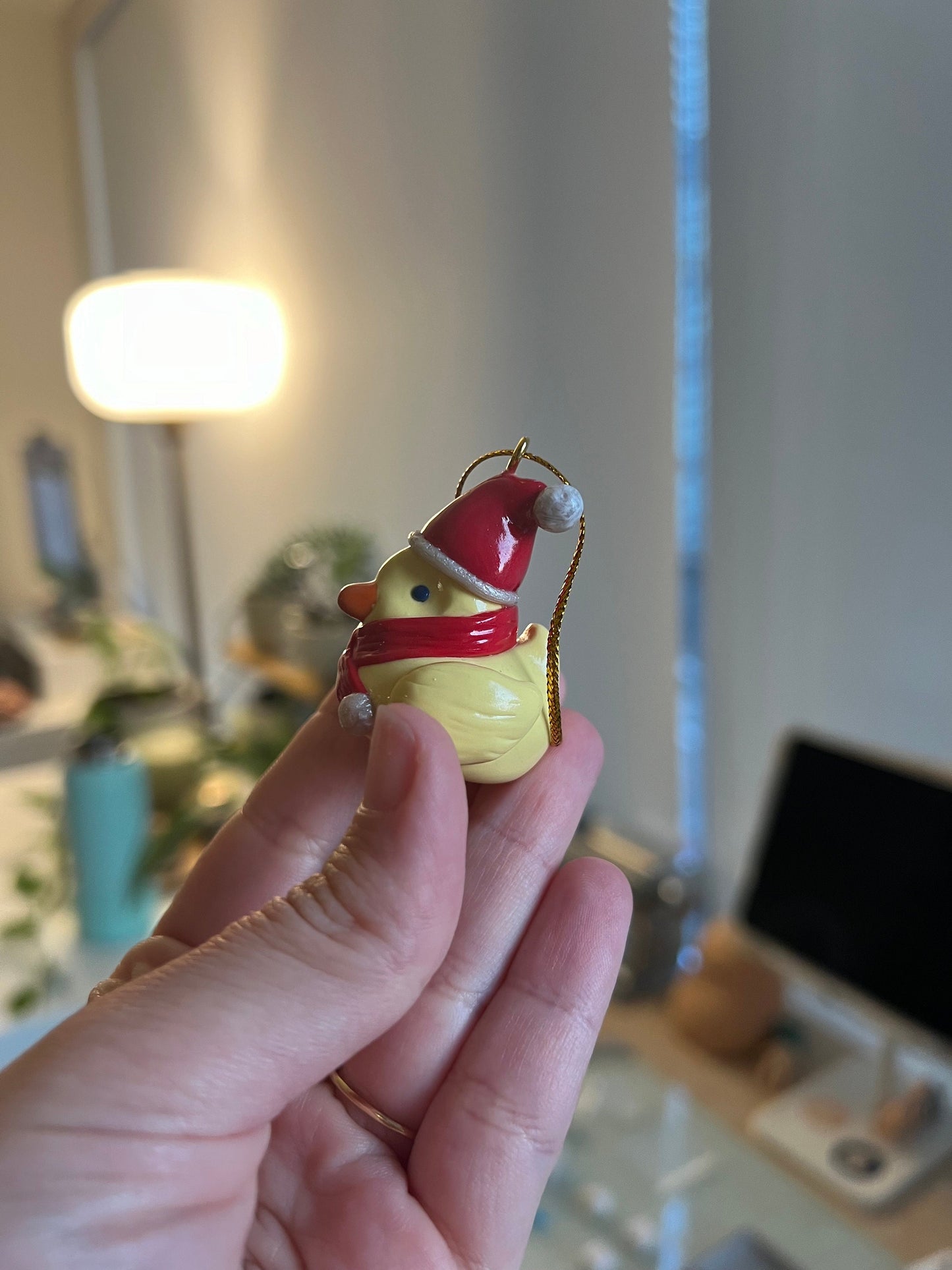 patou dressed as santa ornament