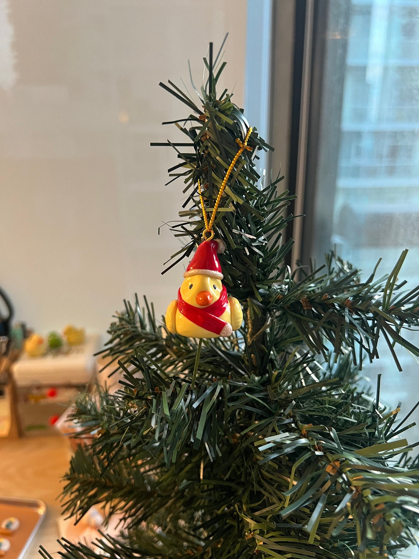patou dressed as santa ornament