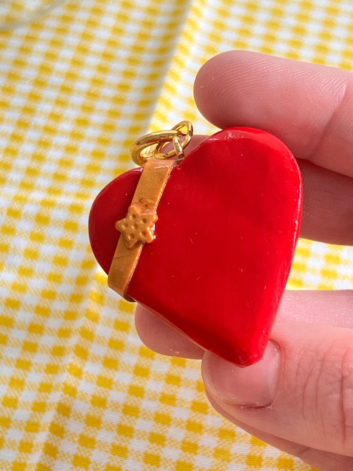 chocolate box bag charm or keychain