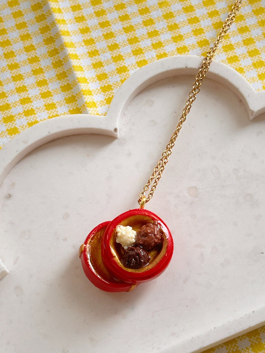 brigadeiros miniature box necklace