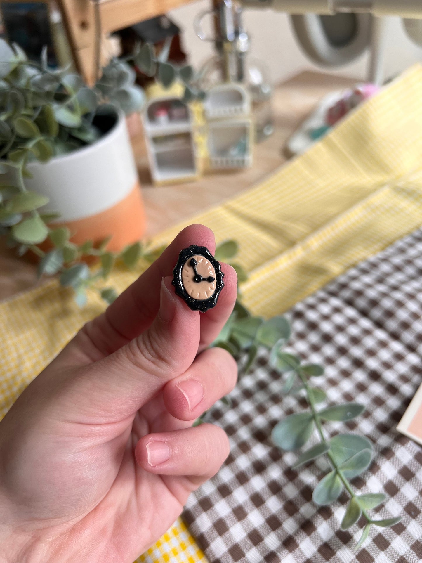 fake clock watch pin